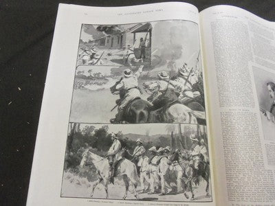 1897 FEBRUARY 13 ILLUSTRATED LONDON NEWS MAGAZINE - INDIAN FAMINE - WR 1495A