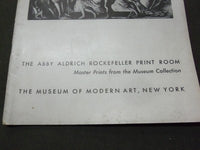 1949 THE ABBY ALDRICH ROCKEFELLER PRINT ROOM BOOKLET - NEW YORK - II 7357