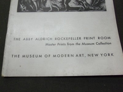 1949 THE ABBY ALDRICH ROCKEFELLER PRINT ROOM BOOKLET - NEW YORK - II 7357