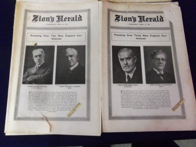 1926 ZION'S HERALD MAGAZINE LOT OF 22 DIFFERENT - O 1979