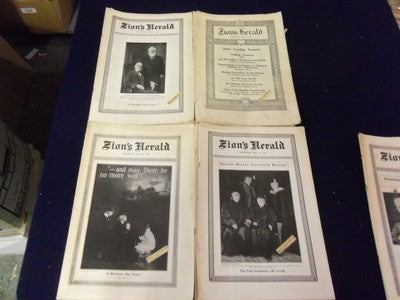 1926 ZION'S HERALD MAGAZINE LOT OF 22 DIFFERENT - O 1979