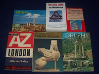 GREECE, UK, GERMANY GUIDE BOOK LOT OF 24 - GREAT PHOTOS - INFORMATION - O 345