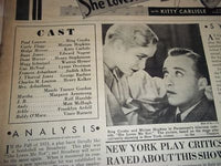 1934 SHE LOVES ME NOT MOVIE PRESS BOOK STARS BING CROSBY & MIRIAM HOPKINS - P 47