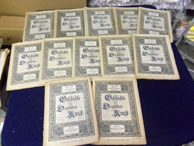 1885-1889 GESCHICHTE DER DEUTSCHEN KUNST MAGAZINE - LOT OF 12 - GERMAN - O 2005