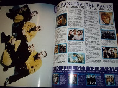 1995 SMASH HITS ON TOUR IN YOUR CITY PROGRAM - RADIOHEAD, BOYZONE+ - II 7908