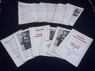 1957 THEATRE WORLD MAGAZINE LOT OF 12 - COMPLETE YEAR - UNITED KINGDOM - O 1246