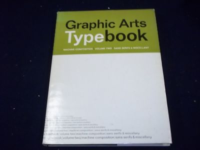 1965 GRAPHIC ARTS TYPE BOOK VOLUME 2 - FONTS OF ALL SHAPES & SIZES - KD 729K