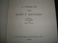 1964 A TRIBUTE TO JOHN FITZGERALD KENNEDY BY PAUL SALINGER BOOK W/ CASE - KD 623