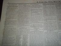 1866 MAR 3 NEW-YORK TIMES NEWSPAPER - POST-CIVIL WAR DEBATES - NP 1466