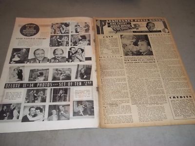 1934 SHE LOVES ME NOT MOVIE PRESS BOOK STARS BING CROSBY & MIRIAM HOPKINS - P 47