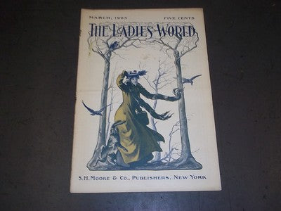 1903 MARCH THE LADIES' WORLD MAGAZINE - GREAT PHOTOS AND ADS - SP 3013