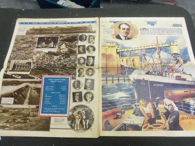 1936 JULY 19 NEW YORK KNICKERBOCKER PRESS NEWSPAPER - GREAT COLOR - NP 1323