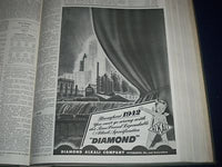 1942 OIL PAINT AND DRUG REPORTER BOUND VOLUME LOT OF 3 - GREAT ADS - KD 3411