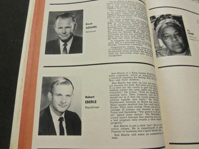 1968 OFFICIAL VOTERS PAMPHLET - UNITED STATES ELECTION - NIXON AGNEW - J 5207
