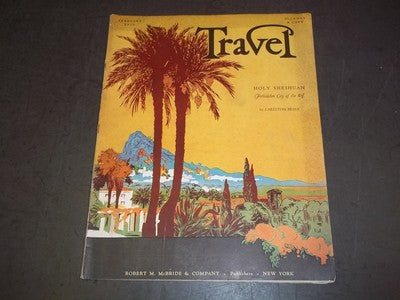1930 FEBRUARY THE TRAVEL MAGAZINE - A RIVIERA VISTA - II 2278