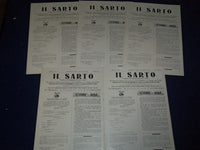 1912-1914 IL SARTO ITALIAN MAGAZINE LOT OF 30-1915 TESTIMONIALS MAGAZINE- O 1851