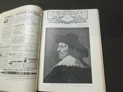 1901-1902 ART AMATEUR MAGAZINE BOUND VOLUME - GREAT ILLUSTRATIONS - KD 3051