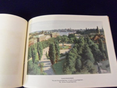 1910S VYER FRAN STOCKHOLM FARGFOTOGRAFI DIREKT EFTER NATUREN BOOKLET - II 7483