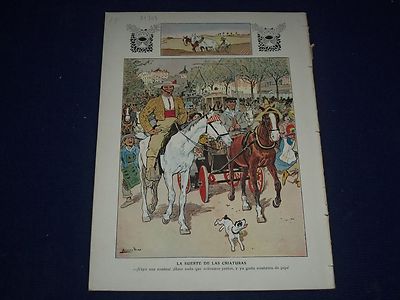 1908 SEPTEMBER 26 BLANCO Y NEGRO SPANISH MAGAZINE - ILLUSTRATIONS & ADS - J 1486