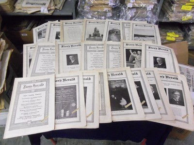 1926 ZION'S HERALD MAGAZINE LOT OF 22 DIFFERENT - O 1979