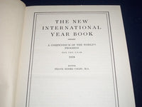 1919 NEW INTERNATIONAL YEAR BOOK COMPENDIUM WORLD'S PROGRESS BOOK MAPS - KD 1053