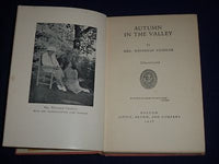 1936 AUTUMN IN THE VALLEY BOOKBY MRS. WINTRHOP CHANLER - NICE PHOTOS - KD 1471