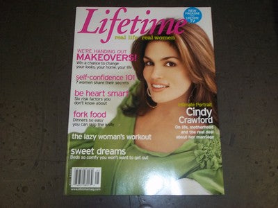 2004 MAY LIFETIME MAGAZINE - CINDY CRAWFORD - II 4896