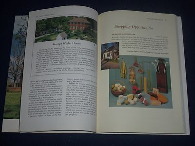 1990 OFFICIAL GUIDE TO COLONIAL WILLAMSBURG - MAP + INFORMATION - KD 1625
