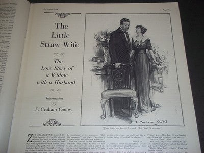 1914 AUGUST THE LADIES' WORLD MAGAZINE - GREAT PHOTOS AND ADS - SP 3066
