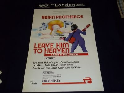 1976 LEAVE HIM TO HEAVEN BY KEN LEE THEATER POSTER BRIAN PROTHEROE - P 186
