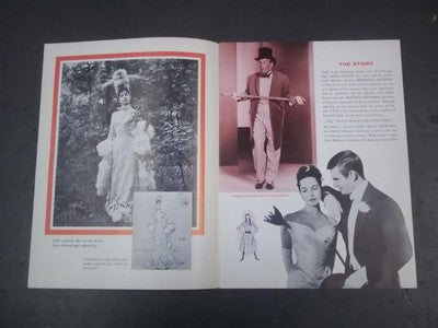 1950'S MGM PRESENTS GIGI THEATER PROGRAM - LESLIE CARON - GREAT COVER - II 2294