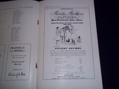 1931-1942 YALE PROM PROGRAM LOT 5 DIFFERENT - GREAT PHOTOS & ADS - O 1656