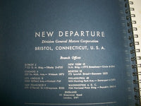 1946 OCTOBER NEW DEPARTURE HAND BOOK 18TH EDITION VOLUME 1 - II 2168