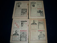 1906 THE CRITIC MAGAZINE LOT OF 4 DIFFERENT ISSUES - NICE ADS & ARTICLES- WR 628