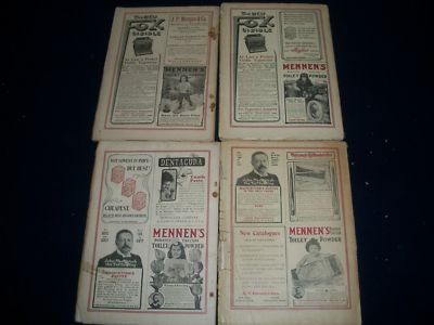 1906 THE CRITIC MAGAZINE LOT OF 4 DIFFERENT ISSUES - NICE ADS & ARTICLES- WR 628