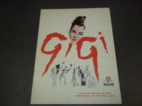 1950'S MGM PRESENTS GIGI THEATER PROGRAM - LESLIE CARON - GREAT COVER - II 2294