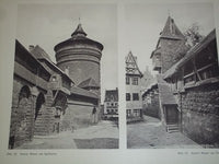 1906 ALT-NURNBERGS PROFANARCHITEKTUR LOT OF 112 PLATES - GERMAN - O 2081