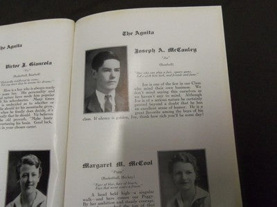 1934 SAINT AGNES HIGH SCHOOL YEARBOOK - THE AGNITA - WEST CHESTER PA - YB 632