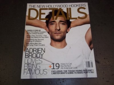 2004 AUGUST DETAILS MAGAZINE - ADRIEN BRODY - II 4398