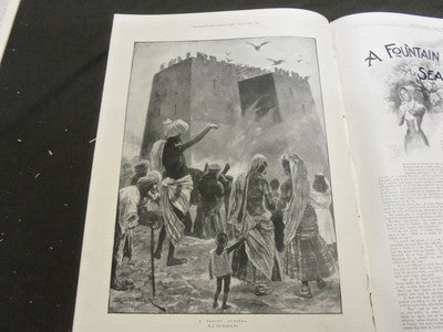1897 FEBRUARY 13 ILLUSTRATED LONDON NEWS MAGAZINE - INDIAN FAMINE - WR 1495A