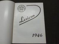 1946 CITY COLLEGE BUSINESS & CIVIC ADMIN SCHOOL YEARBOOK - NY - LEXICON - YB 330
