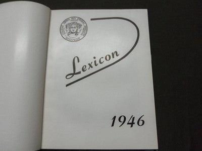 1946 CITY COLLEGE BUSINESS & CIVIC ADMIN SCHOOL YEARBOOK - NY - LEXICON - YB 330