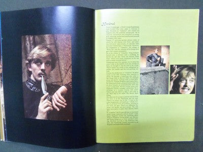 1967 CAMELOT MOVIE PROGRAM - RICHARD HARRIS - VANESSA REDGRAVE - II 4456