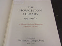 1967 HOUGHTON LIBRARY BOOK - BOOKS & MANUSCRIPS IN HARVARD COLLECTION - KD 794M