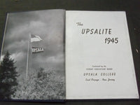 1945 UPSALA COLLEGE YEARBOOK - THE UPSALITE - EAST ORANGE NEW JERSEY - YB 607
