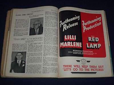 1951 + 1957 THE CINEMA PREVIEW MAGAZINE PUB. IN LONDON - GREAT PHOTOS - II 9817