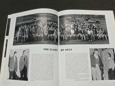 1953 THE OLIO AMHERST COLLEGE YEARBOOK - MASSACHUSETTS - GREAT PHOTOS - YB 309