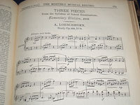 1905 JAN-DEC MONTHLY MUSICAL RECORD VOLUME NO. 35 - SCORES & ADS - KD 2152