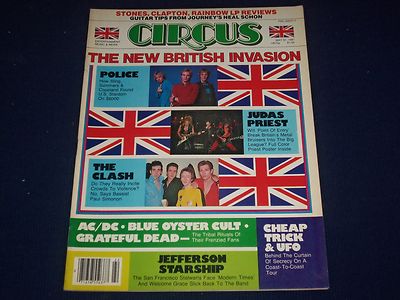 1981 MAY 31 CIRCUS MAGAZINE - BRITISH INVASION - GREAT PHOTOS - II 9361
