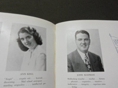 1946 UPSALA COLLEGE YEARBOOK - THE UPSALITE - EAST ORANGE NEW JERSEY - YB 608